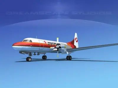 Convair CV-580 Frontier 2 3D model