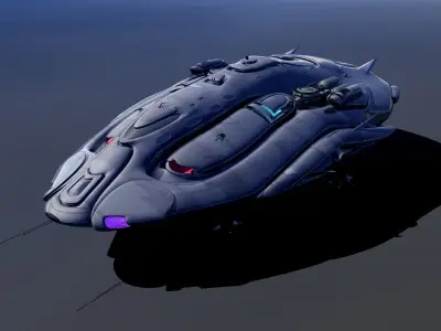 Phaelon Deep Space Transport 3D model