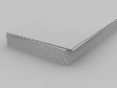 Stacked Gypsum Boards 3D model