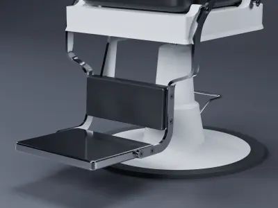 Barber Chair Free 3D model purchase