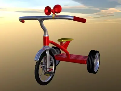 Little bike Free 3D model