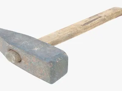 Hammer Big Low-poly 3D model