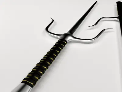 Japanese Sai 3D model