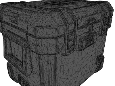Rugged Tactical Storage Box 3D model