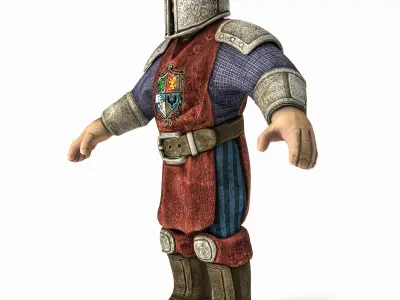 CASTEL GUARD Low-poly 3D model