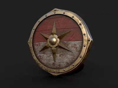  Medieval Shield 3D model