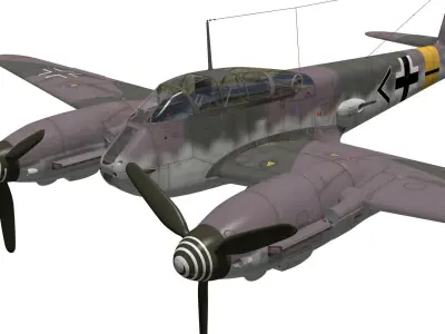Messerschmitt Me 410 A1 Hornisse 3D model