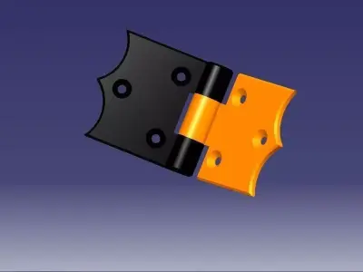 HINGES bracket Free 3D model