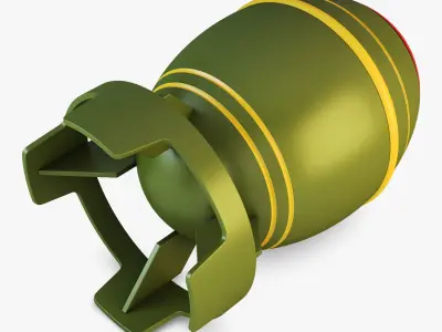 Nuclear bomb v 1 3D model