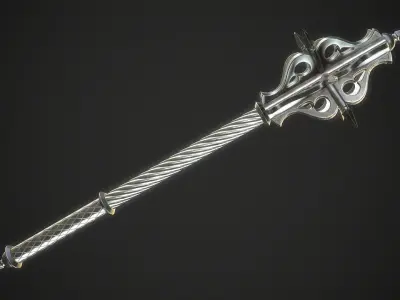 Mace 20 Low-poly 3D model