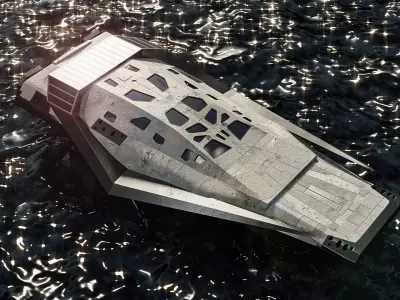 Ranger from Interstellar movie Low-poly 3D model