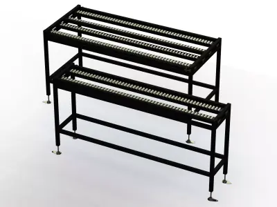 Wheel Conveyor 3D model