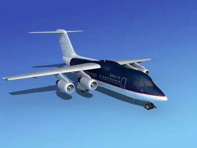 BAe 146-100 Liberty Air 3D model