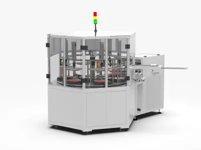 Automatic Chocolate Heart Box Forming Machine 3D model