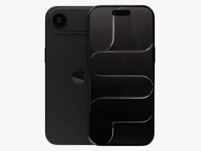 Apple iPhone Air Space Black 3D model