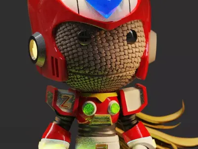 Zero  from Megaman X  3D print model