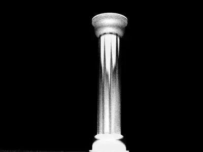 Pillar column 3D model