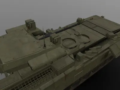 T-15 Barbaris Low-poly 3D model