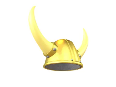 Viking Hat V1 008 Low-poly 3D model