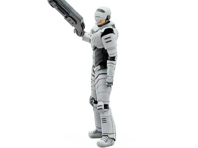 TROOPER X-5 Rigged for Unreal Engine - Unity - MIXAMO  3D model