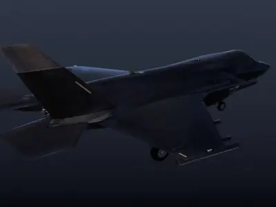 F-35 Lightning II Low-poly 3D model