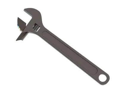 Adjustable Wrench 3D model