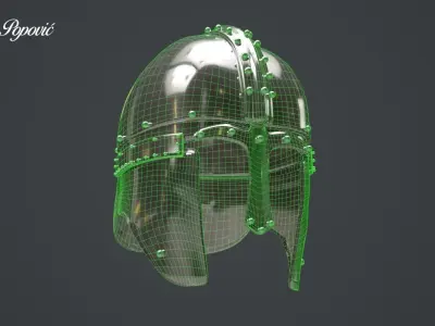 Byzantine Helmet 3D model
