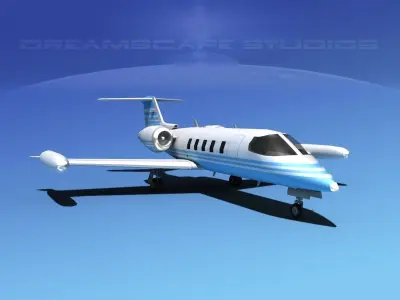 Gates Bombardier Learjet 35 V06 3D model