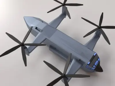 Quad Copter 3D model