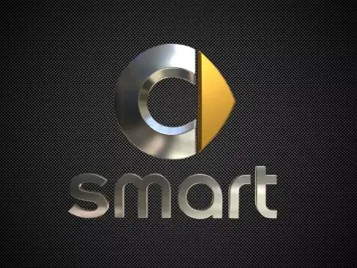 smart logo 3D model