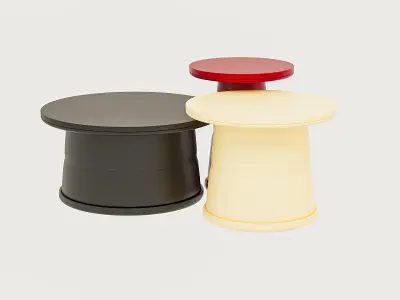 Triaple Coffee Table Free 3D model