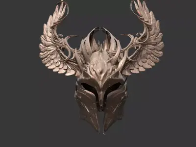 Noble Knight helmet 3D model