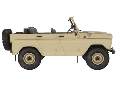 UAZ 3151 1985 3D model