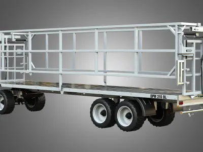 Fliegl DPW 210 Trailer 3D model