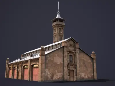Old Fire Department 3D model