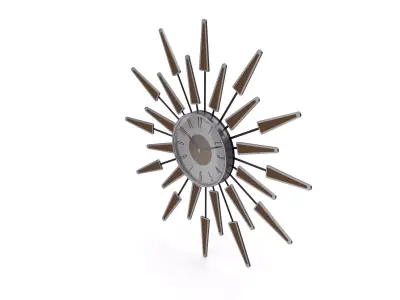 Satellite Wall Clock Free 3D model