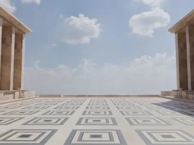 Paris Trocadero Main Building 3D model