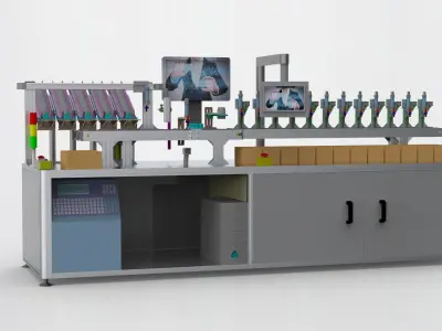 Sorting machine 3D model