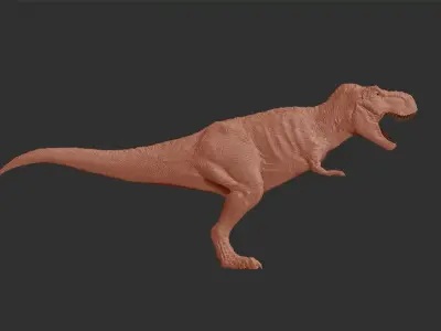 T-Rex t - rex Low-poly 3D model
