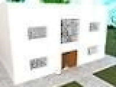 3d chic home exterior 3 3D model