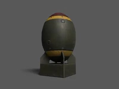 Low-Poly Bombs Low-poly 3D model
