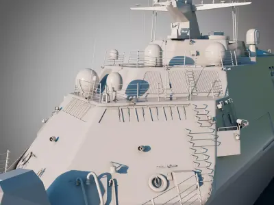 USS Freedom Ship 3D model