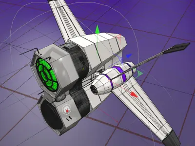 Membran Space Ship 3D model