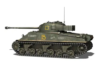 Sherman MK VC Firefly - Dopo Voi 3D model