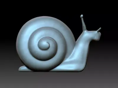 Figurine snail 3D print model