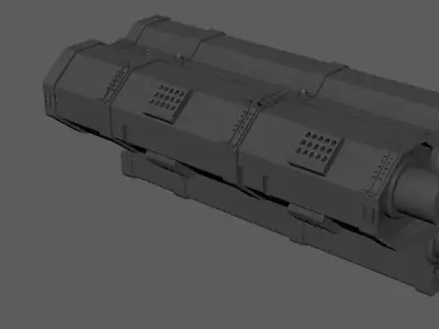 mech craft scifi robotic alien 3D model