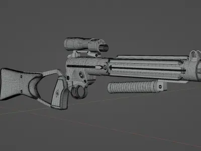 EE-2 Blaster Rifle 3D model