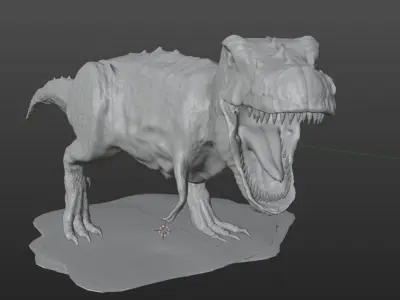 Tynosorus rex 3D Model FBX Blend 3D model