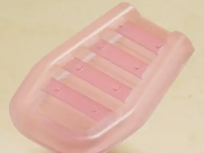 Inflatable Excursion Boat 3D model