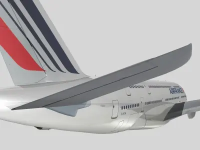 Airbus A-380 Air France 3D model